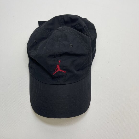Nike Air Jordan Jumpman Heritage86 Hat DC3673-011 Bred Black Red Strapback - Picture 7 of 13